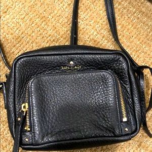 Kate Spade black leather crossbody